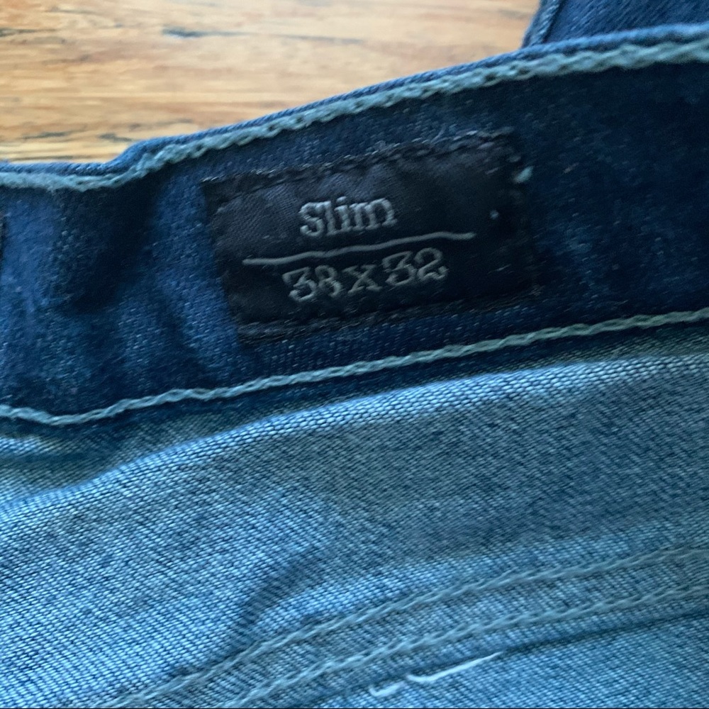 Two pairs of Men’s PD&C  Dark Wash Slim Blue jeans - Picture 9 of 10